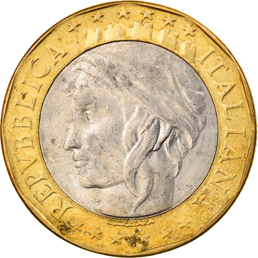 Münze, Italien, 1000 Lire, 1997, Rome, S+, Bi-Metallic, KM:194