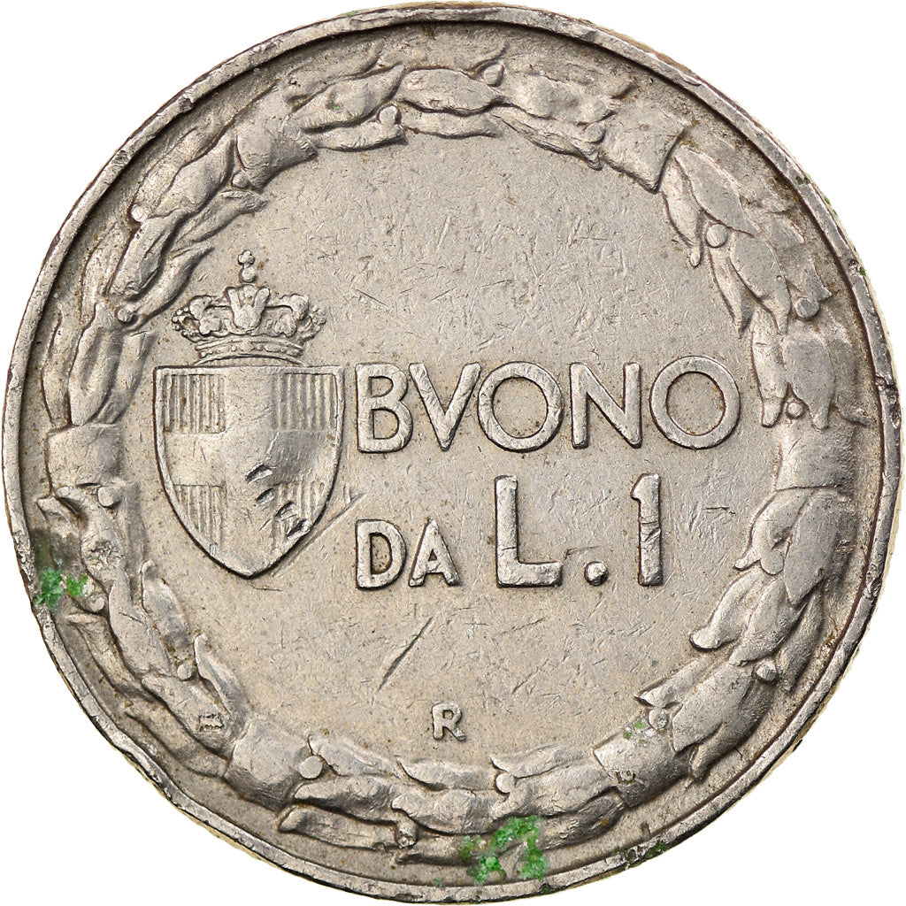 Moneda, Italia, Vittorio Emanuele III, Lira, 1928, Rome, BC+, Níquel, KM:62