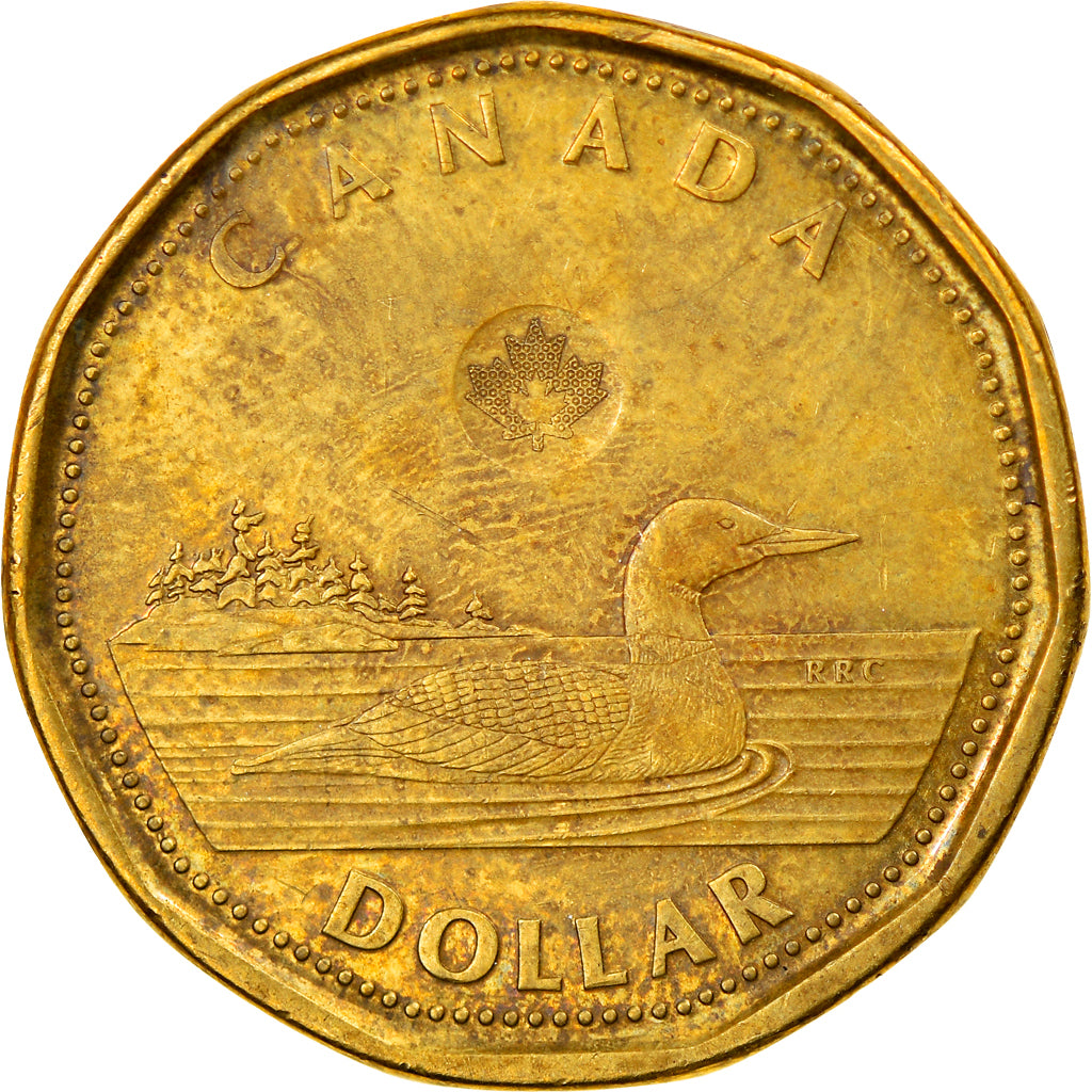 Moneta, Canada, Elizabeth II, Dollar, 2013, Royal Canadian Mint, MB+, Acciaio