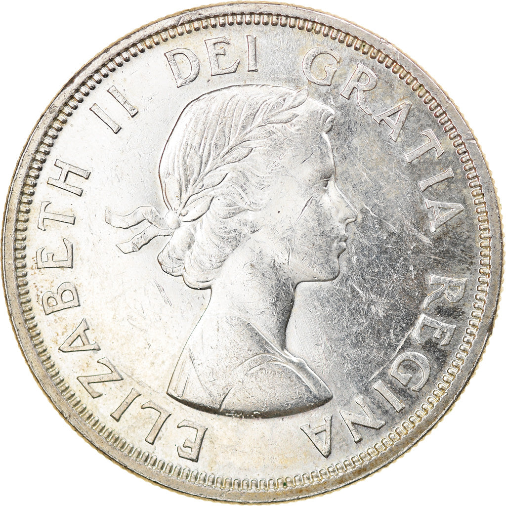 Moneta, Canada, Elizabeth II, Dollar, 1964, Royal Canadian Mint, Ottawa, BB