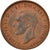 Moneta, Australia, George VI, Penny, 1943, BB, Bronzo, KM:36