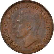 Moneta, Australia, George VI, Penny, 1942, BB, Bronzo, KM:36