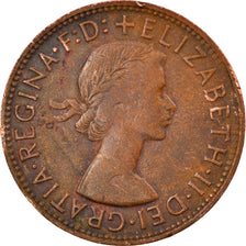 Munten, Australië, Elizabeth II, Penny, 1959, ZF, Bronze, KM:56
