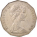Moneta, Australia, Elizabeth II, 50 Cents, 1978, MB+, Rame-nichel, KM:68
