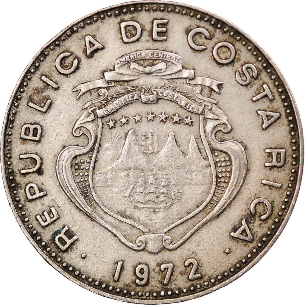Münze, Costa Rica, Colon, 1972, SS, Copper-nickel, KM:186.3