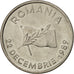 Coin, Romania, 10 Lei, 1992, MS(63), Nickel Clad Steel, KM:108