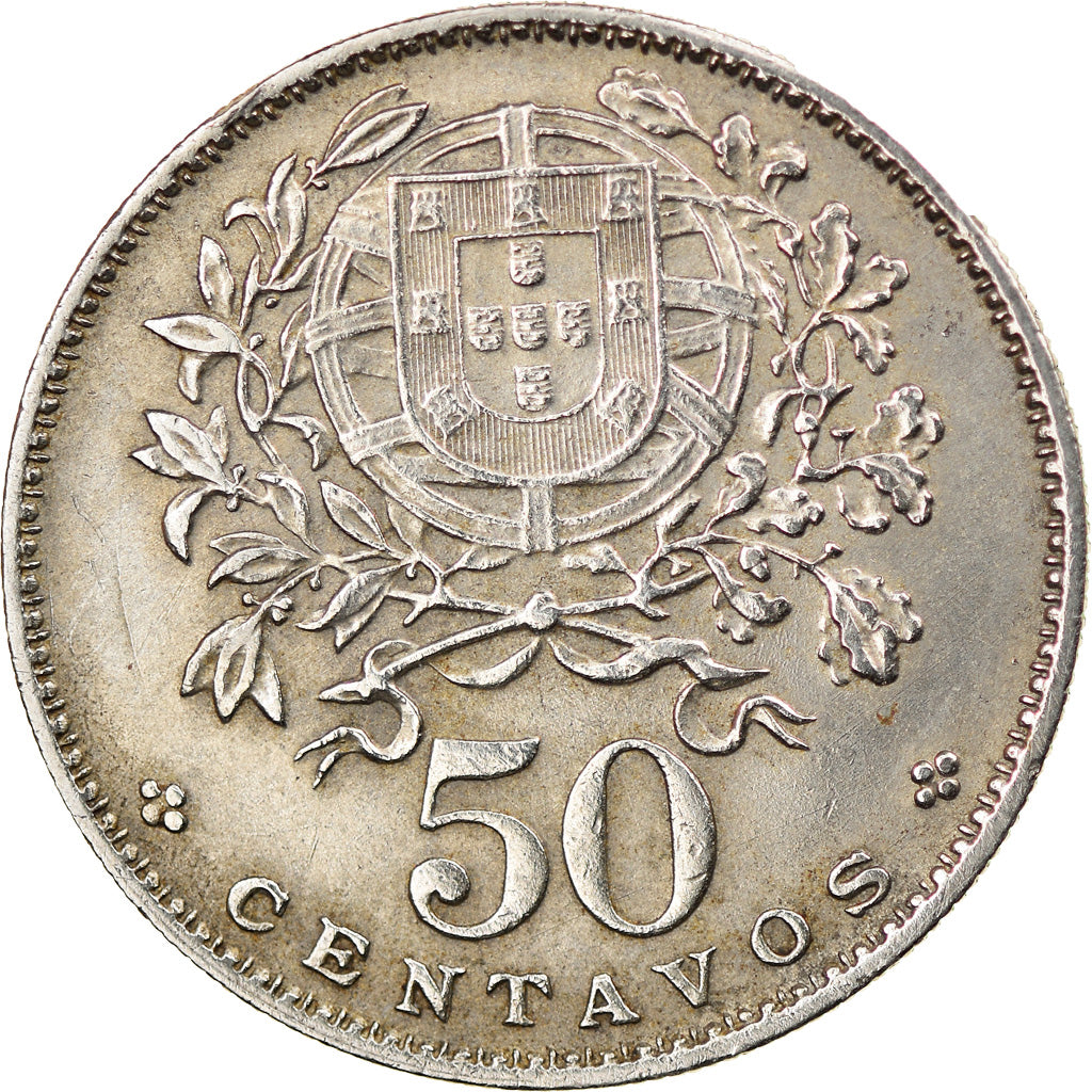 Münze, Portugal, 50 Centavos, 1963, VZ, Copper-nickel, KM:577