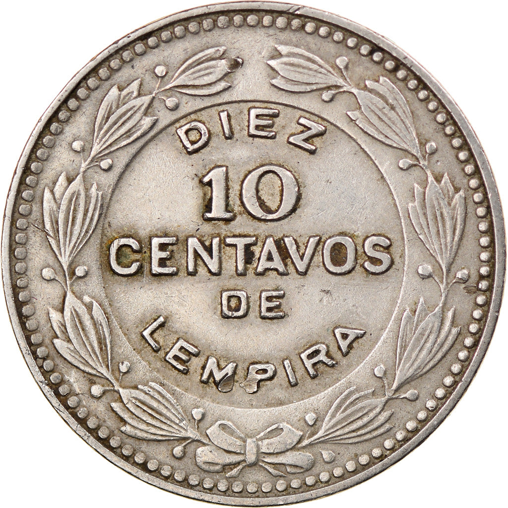 Moneda, Honduras, 10 Centavos, 1967, MBC, Cobre - níquel, KM:76.2