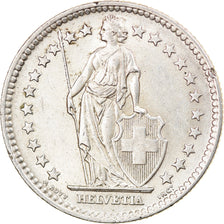 Coin, Switzerland, 2 Francs, 1964, Bern, AU(55-58), Silver, KM:21