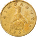 Münze, Simbabwe, 2 Dollars, 1997, S+, Messing, KM:12