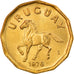 Monnaie, Uruguay, 10 Centesimos, 1976, Santiago, SPL, Aluminum-Bronze, KM:66