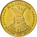 ROMANIA, 20 Lei, 1992, KM #109, MS(63), Brass Clad Steel, 24, 4.97
