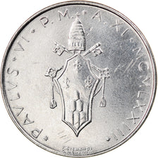 Monnaie, Cité du Vatican, Paul VI, 50 Lire, 1973, Roma, SPL, Stainless Steel