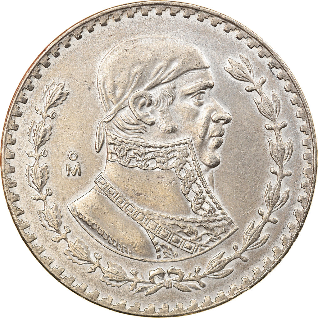 Moneta, Messico, Peso, 1958, Mexico City, BB, Argento, KM:459
