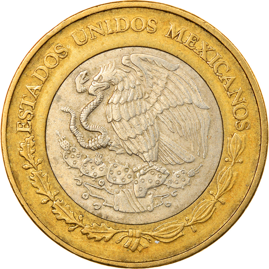 Monnaie, Mexique, 10 Pesos, 2000, Mexico City, TTB, Bi-Metallic, KM:636
