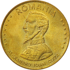 ROMANIA, 50 Lei, 1991, KM #110, MS(63), Brass Clad Steel, 26, 5.85