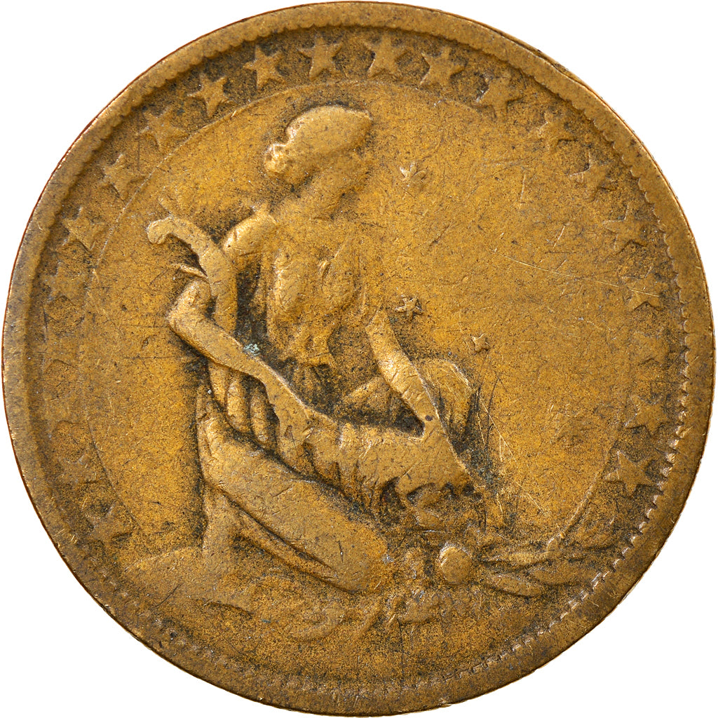 Moeda, Brasil, 1000 Reis, 1924, VF(30-35), Alumínio-Bronze, KM:525