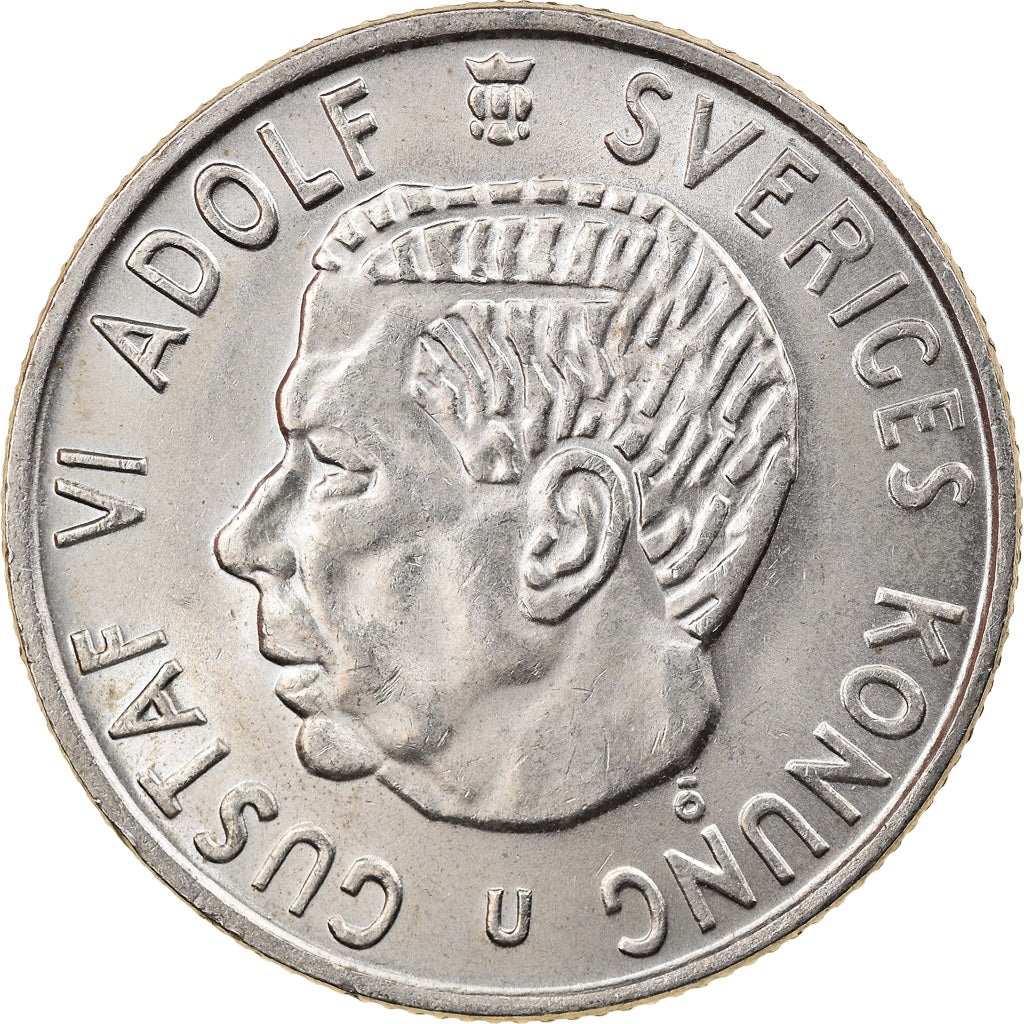 Monnaie, Suède, Gustaf VI, 2 Kronor, 1971, SUP, Copper-nickel, KM:827a