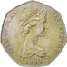 Ile de Man, Elisabeth II, 50 Pence 1983, KM 108