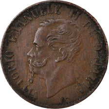 Coin, Italy, Vittorio Emanuele II, Centesimo, 1867, Milan, EF(40-45), Copper