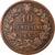 Coin, Italy, Vittorio Emanuele II, 10 Centesimi, 1863, Milan, VF(30-35), Copper