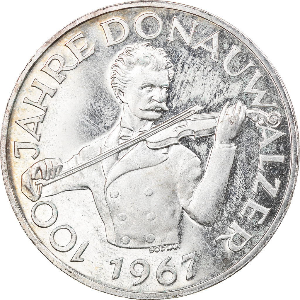 Coin, Austria, 50 Schilling, 1967, EF(40-45), Silver, KM:2902