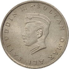 BRUNEI, 10 Sen, 1967, KM #6, MS(63), Copper-Nickel, 19.4, 2.79