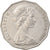 Moneta, Australia, Elizabeth II, 50 Cents, 1984, EF(40-45), Miedź-Nikiel, KM:68