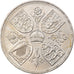 Moeda, Grã-Bretanha, Elizabeth II, Crown, 1953, EF(40-45), Cobre-níquel