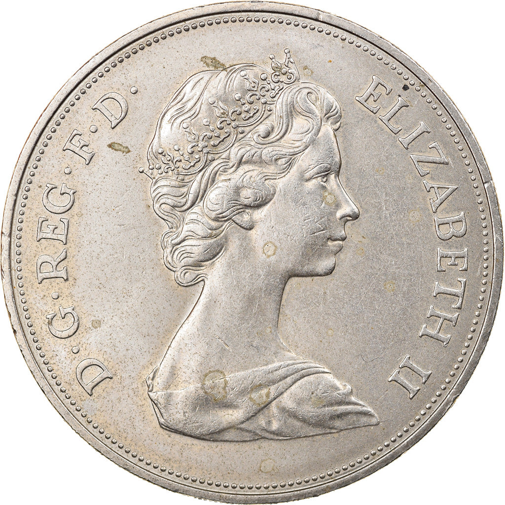 Münze, Großbritannien, Elizabeth II, 25 New Pence, 1972, S+, Copper-nickel