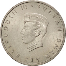 BRUNEI, 20 Sen, 1967, KM #7, MS(63), Copper-Nickel, 23.5, 5.71