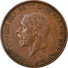 Coin, Great Britain, George V, 1/2 Penny, 1935, AU(50-53), Bronze, KM:837