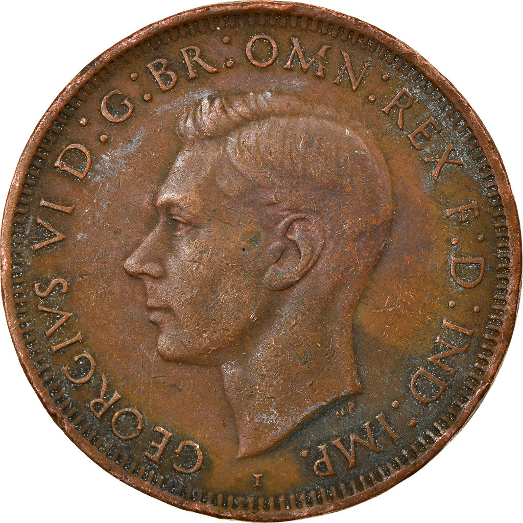 Moneta, Australia, George VI, Penny, 1942, VF(30-35), Bronze, KM:36