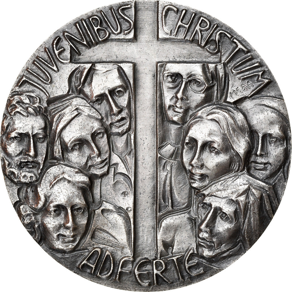 Vatican, Medal, Jean-Paul II, Juvenibus Christum Adferte, Religions & beliefs