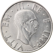 Munten, Italië, Vittorio Emanuele III, 2 Lire, 1939, Rome, ZF+, Stainless