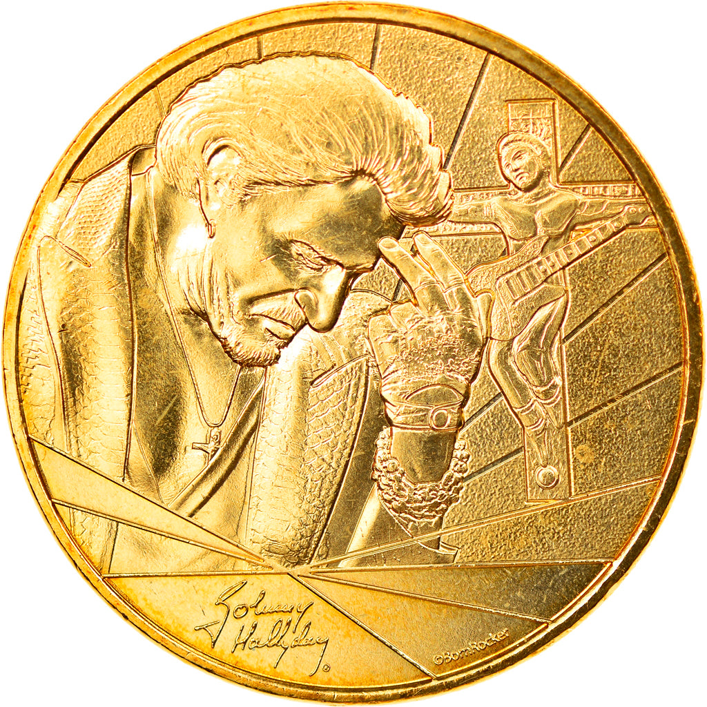 Frankrijk, Token, Paris - Hotel de la Monnaie - Johnny Hallyday n°1 - La croix