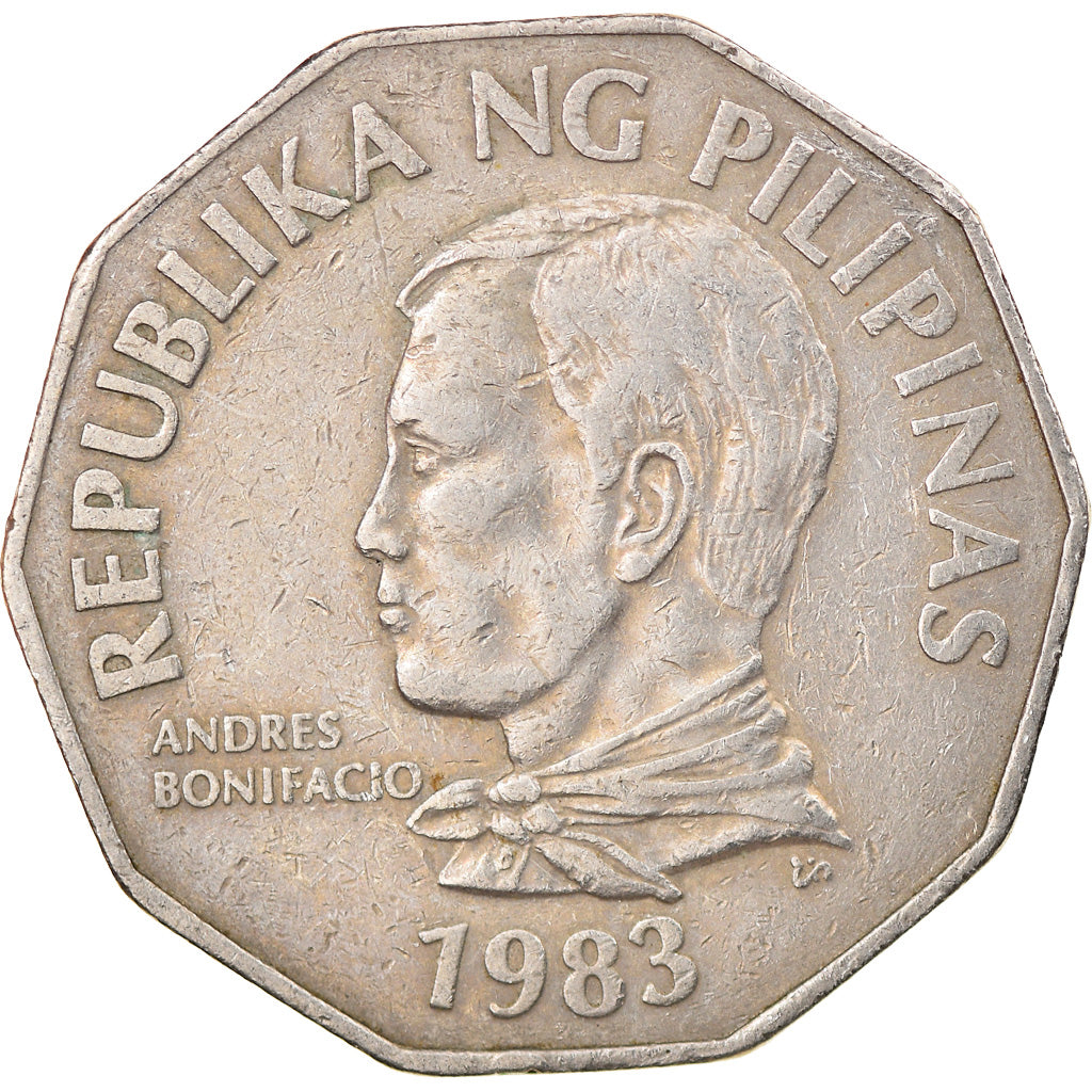 Munten, Fillipijnen, 2 Piso, 1983, ZF, Copper-nickel, KM:244