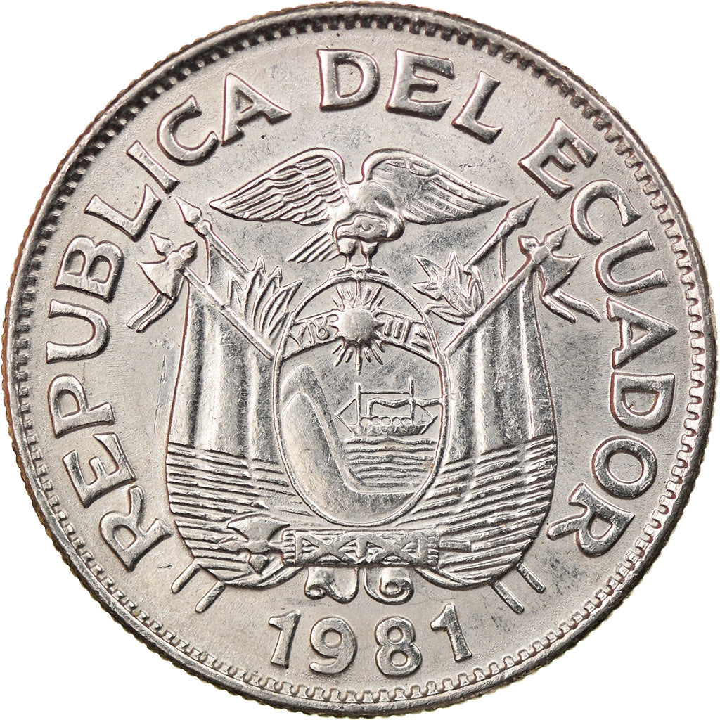 Monnaie, Équateur, Sucre, Un, 1981, SUP, Nickel Clad Steel, KM:78b
