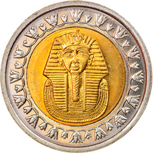 Coin, Egypt, Pound, 2005/AH1426, Cairo, MS(63), Bi-Metallic, KM:940
