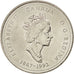 Coin, Canada, Elizabeth II, 25 Cents, 1992, Ottawa, MS(63), Nickel, KM:214