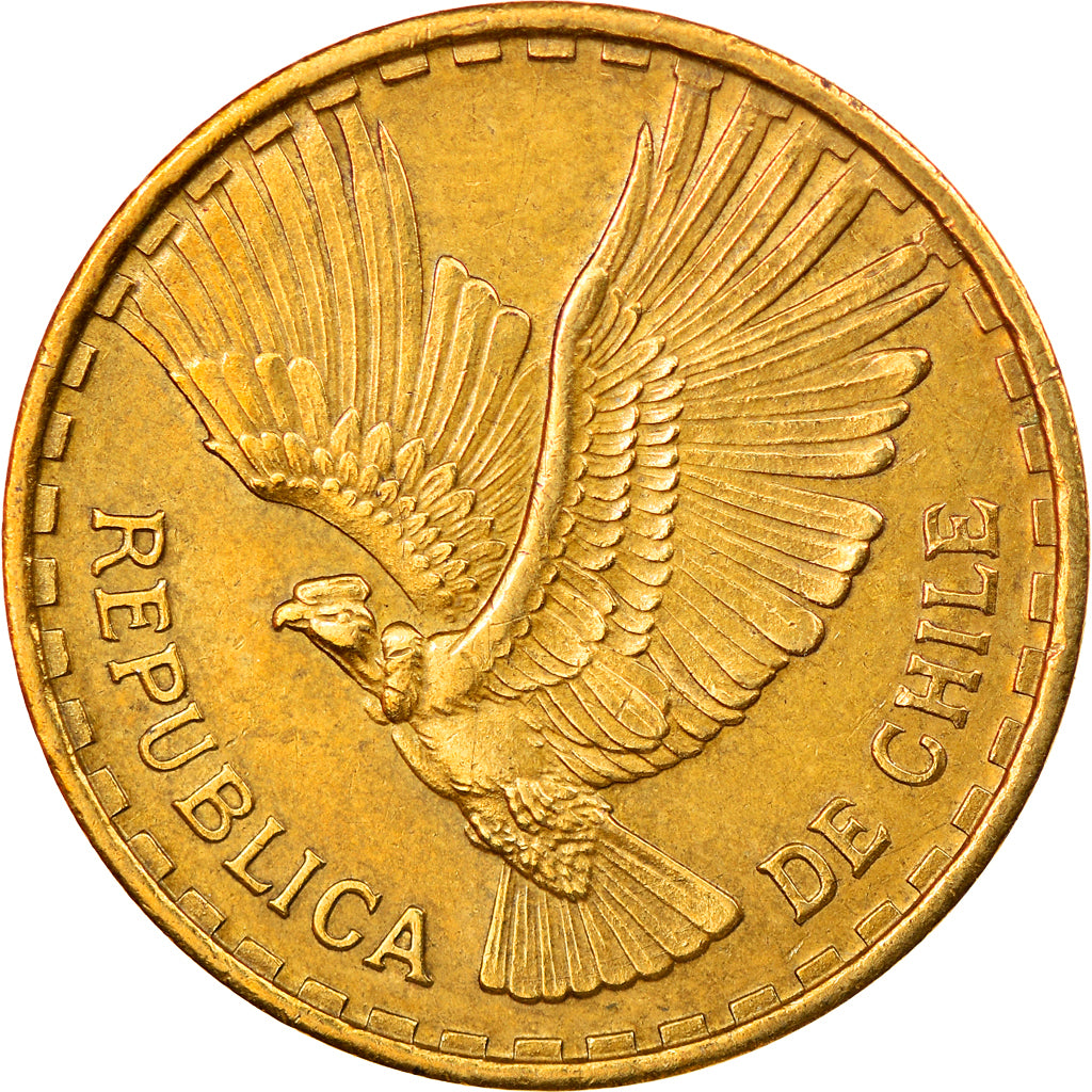 Moneta, Cile, 10 Centesimos, 1963, Santiago, SPL-, Alluminio-bronzo, KM:191