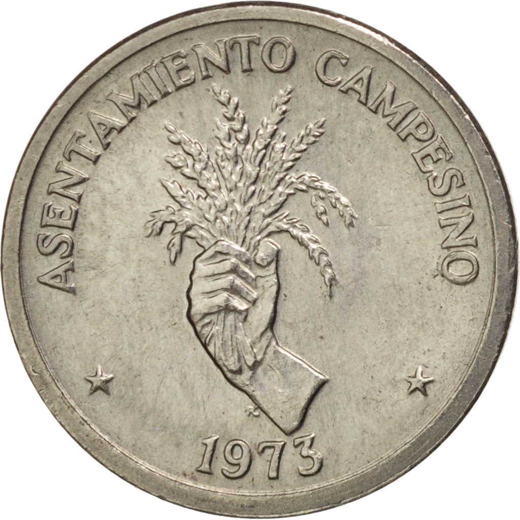 PANAMA, 2-1/2 Centesimos, 1973, KM #32, MS(63), Copper-Nickel Clad Copper, 15,..