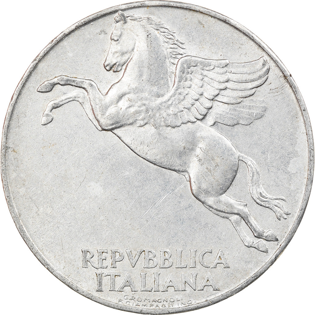 Monnaie, Italie, 10 Lire, 1948, Rome, TB+, Aluminium, KM:90