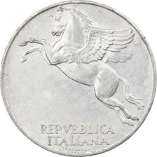 Monnaie, Italie, 10 Lire, 1948, Rome, TB+, Aluminium, KM:90
