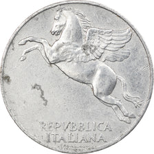 Monnaie, Italie, 10 Lire, 1948, Rome, TB+, Aluminium, KM:90