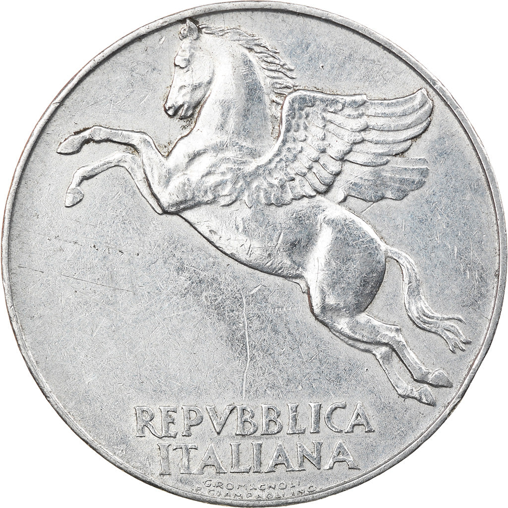 Moneta, Italia, 10 Lire, 1949, Rome, SPL-, Alluminio, KM:90