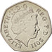 GREAT BRITAIN, 50 Pence, 2011, British Royal Mint, KM #1177, MS(63),...