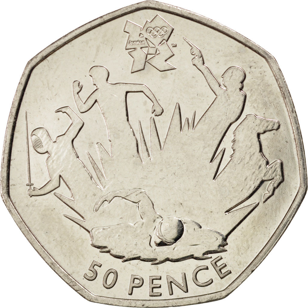 GREAT BRITAIN, 50 Pence, 2011, British Royal Mint, KM #1177, MS(63),...