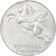 Moneta, Włochy, 10 Lire, 1950, Rome, AU(55-58), Aluminium, KM:90