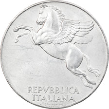 Moeda, Itália, 10 Lire, 1950, Rome, AU(55-58), Alumínio, KM:90